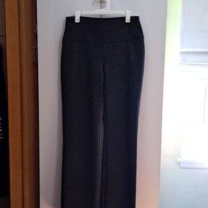 Leggings with tummy support. Slight flare leg. Super comfy w/ supportive fabric!